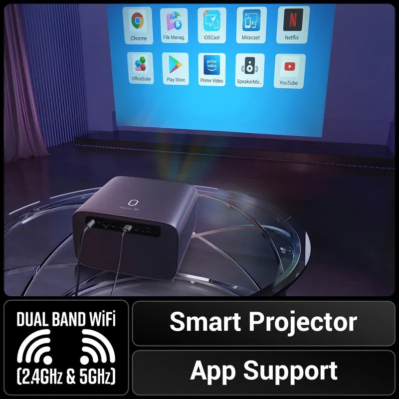 Zebronics Projector FHD Support 20000 Lumens HDMI | USB | WiFi (PixaPlay 59) view 4